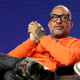 Kenya Barris speaks onstage at the REVOLT X AT&T Host REVOLT Summit In Los Angeles on Oct. 27, 2019, in Los Angeles.